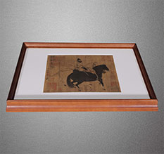 湘阴书画装裱配框服务案例